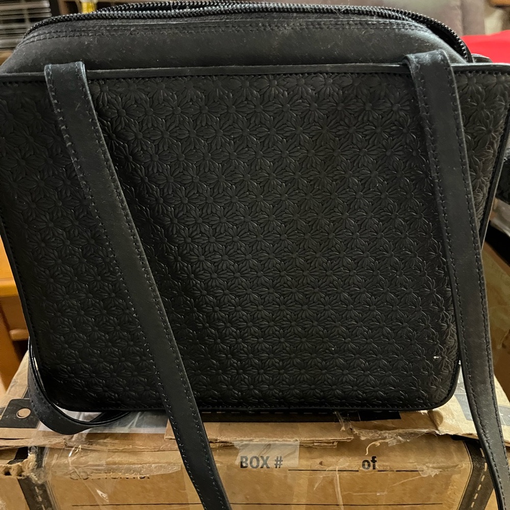 Escada Black and Gold Interior Bag Escada